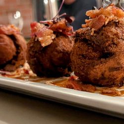 Purple Poulet - Sweet Potato Beignet