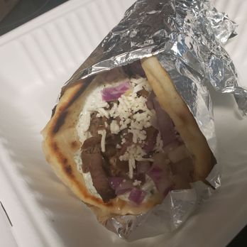 Kairos Mediterranean - Kairos pita with lamb - Mediterranean Near Me - Columbia, South Carolina Kairos Mediterranean - Kairos pita with lamb - Mediterranean Near Me - Columbia, South Carolina