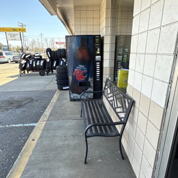 Tires Plus - Outside seating - Tires Near Me - Jeffersontown, Kentucky