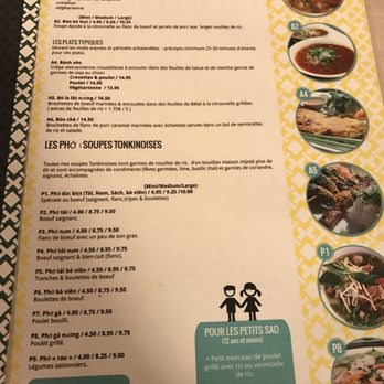 Sao Sao - Part of the menu - Vietnamese Near Me - Brossard, Quebec