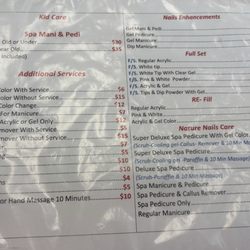 Services & Prices of Nails 4 Season