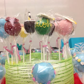 Chiwee's Cookies And Cake Pops - Found an excuse to order these amazing cake pops again! Luau themed party for work!!! - Desserts Near Me Chiwee's Cookies And Cake Pops - Found an excuse to order these amazing cake pops again! Luau themed party for work!!! - Desserts Near Me