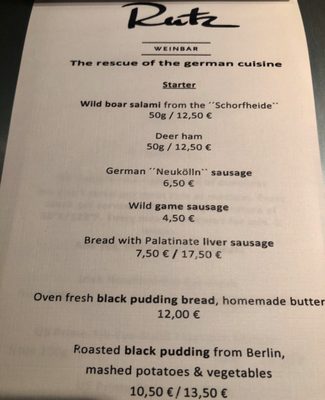 Menu photo 4 Rutz Berlin, BE