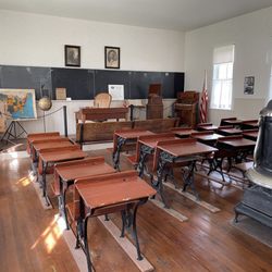 Plainsman Museum - One Room Schoolhouse Interior