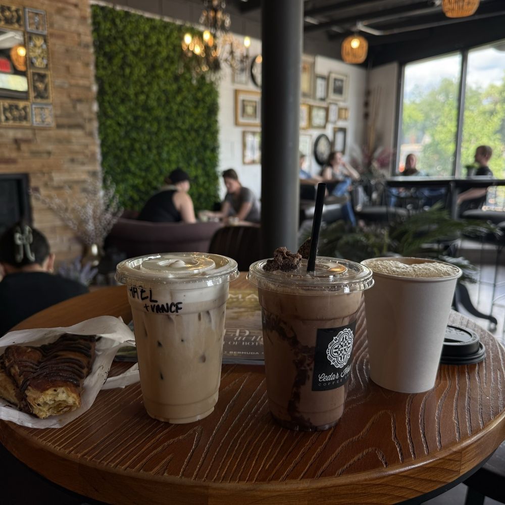 The coffee drinks