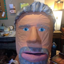 Had 4 of these custom heads made.And I'm sure they'll steel the scene. Thank you again Nancy I'll be back for all my piñata needs! Had 4 of these custom heads made.And I'm sure they'll steel the scene. Thank you again Nancy I'll be back for all my piñata needs!
