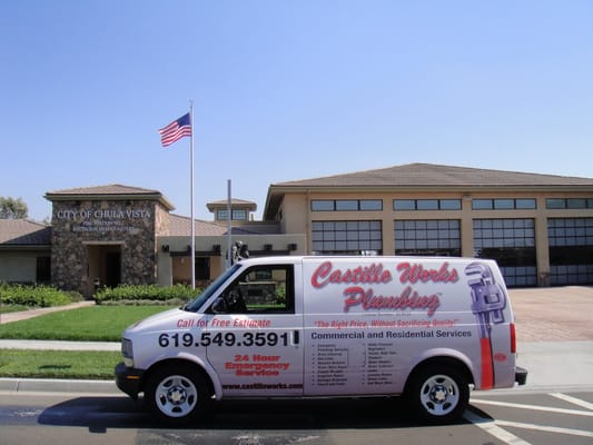 Castillo Works Plumbing - Specializing in Water Heater Installation/Repair, Drain Cleaning, Gas Line Installation, pipe relining, and repair, Water Main Repair, Copper Re-pipe, Irrigation Repair, Garbage Disposals, Faucet and Sinks, Water Pressure Regulators,Toilets, Bath Tubs, Showers, Enclosures, Water Heaters, Water Softener, Leaks, Laundry Rooms, Sewer Lines, Hose Bibs, Insta Hot, ,Drain Stoppages, fountains, and much more. Castillo Works Plumbing - Specializing in Water Heater Installation/Repair, Drain Cleaning, Gas Line Installation, pipe relining, and repair, Water Main Repair, Copper Re-pipe, Irrigation Repair, Garbage Disposals, Faucet and Sinks, Water Pressure Regulators,Toilets, Bath Tubs, Showers, Enclosures, Water Heaters, Water Softener, Leaks, Laundry Rooms, Sewer Lines, Hose Bibs, Insta Hot, ,Drain Stoppages, fountains, and much more.