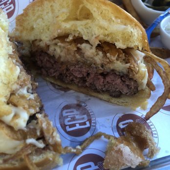 EGP Gastropub - EAT Burger (tomato jam on the side, brioche bun) - Gastropubs Near Me - Oceanside, New York