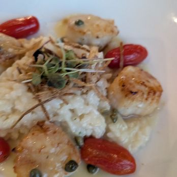 Fresco Steak & Seafood Grill - Diver scallops over risotto - Italian Near Me - Milltown, New Jersey