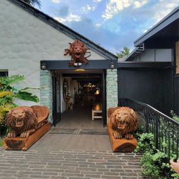 Entrance to restaurant Entrance to restaurant