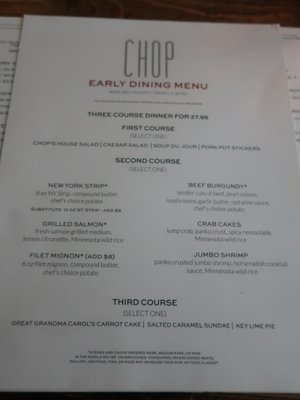 Menu photo 4 CHOP Sister Bay, WI