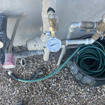 Daniel’s plumbing Tucson - Pressure test on water lines - Plumbing Near Me