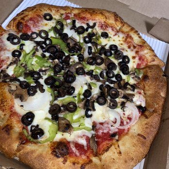 Greek's Pizzeria - This is suppose to be Garden Supreme Pizza, but received without tomatoes and without banana peppers. - Pizza Near Me - Indianapolis, Indiana Greek's Pizzeria - This is suppose to be Garden Supreme Pizza, but received without tomatoes and without banana peppers. - Pizza Near Me - Indianapolis, Indiana