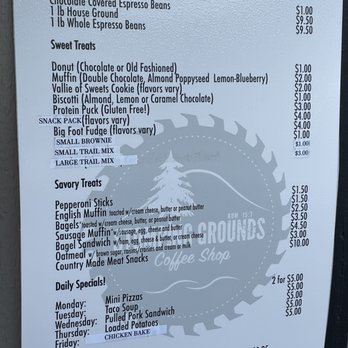 Stomping Grounds Coffee Shop - menu - Coffee & Tea Near Me - Lowell, Oregon Stomping Grounds Coffee Shop - menu - Coffee & Tea Near Me - Lowell, Oregon