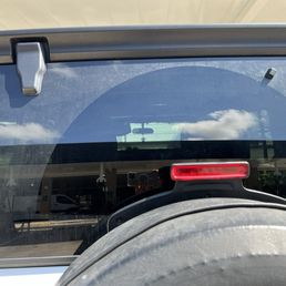 Back of car