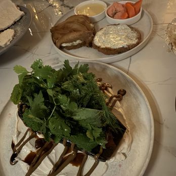 Little Big - Roasted Eggplant and Dranik Pork Sandwich - Modern European Near Me - New York, New York