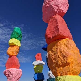 Seven Magic Mountains - Seven magic mountains!!! So beautiful. - Public Art Near Me - Las Vegas, Nevada