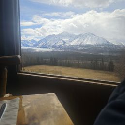 The glacier view! The glacier view!
