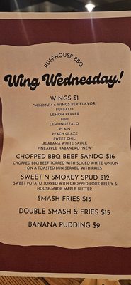 Menu photo 1 Ruff House BBQ Ventura, CA