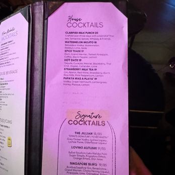 Straits - Santana Row - cocktail menu - Asian Fusion Near Me - San Jose, California Straits - Santana Row - cocktail menu - Asian Fusion Near Me - San Jose, California