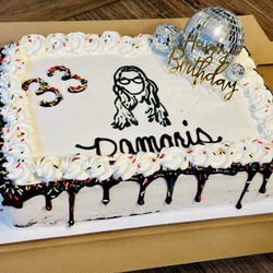 Little Cravings Bakery - Chocolate whipped cream personalized cake