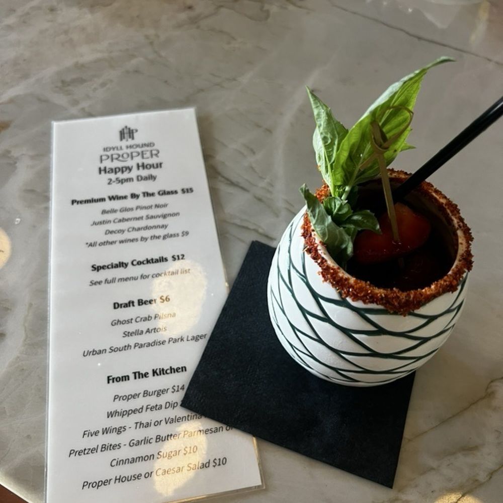 Proper Restaurant & Bar - Happy hour menu - Beer Bar Near Me - Inlet Beach, Florida Proper Restaurant & Bar - Happy hour menu - Beer Bar Near Me - Inlet Beach, Florida