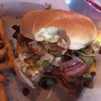 DC's Sports Bar - My burger I ate then took a picture of. - Sports Bars Near Me - Iowa City, Iowa