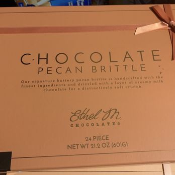 Ethel M Chocolates - 24 pc. Chocolate Covered Pecan Brittle Collection from Ethel M Chocolates in Henderson,NV - Botanical Gardens Near Me - Henderson, Nevada Ethel M Chocolates - 24 pc. Chocolate Covered Pecan Brittle Collection from Ethel M Chocolates in Henderson,NV - Botanical Gardens Near Me - Henderson, Nevada