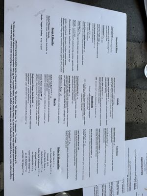 Menu photo 1 Bird & Jim Estes Park, CO