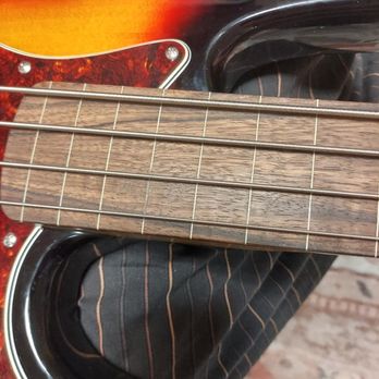 Guitar Center - Discoloration on the fretboard. The neck is also slightly twisted and there is a bump in the fretboard causing a buzz when you play 12-20th - Musical Instruments & Teachers Near Me - Colorado Springs, Colorado