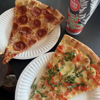Home Slice Pizza - Pepperoni slice & Margherita slice - Pizza Near Me - Austin, Texas Home Slice Pizza - Pepperoni slice & Margherita slice - Pizza Near Me - Austin, Texas