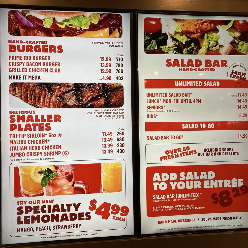 Menu 10/25 Menu 10/25