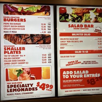 Sizzler - Menu 10/25 - Seafood Near Me - Corona, California Sizzler - Menu 10/25 - Seafood Near Me - Corona, California