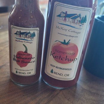 McKay Cottage Restaurant - Homemade keychains hot sauce - American Near Me - Bend, Oregon