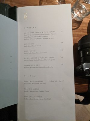 Menu photo 7 REIGN Restaurant & Bar Toronto, ON