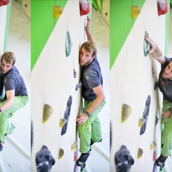Südbloc Boulderhalle - Boulderaction in voller Konzentration