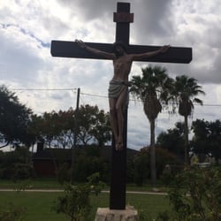 St Peter Prince of the Apostles Catholic Church - The crucifix outside the church