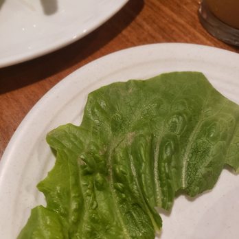 Pho Ca Dao Grill - Dirt on the lettuce they served with our egg rolls - Vietnamese Near Me - Escondido, California Pho Ca Dao Grill - Dirt on the lettuce they served with our egg rolls - Vietnamese Near Me - Escondido, California
