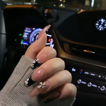 M&A Nails - Chrome heart hard gel nails - Hair Salons Near Me - Van Nuys, California M&A Nails - Chrome heart hard gel nails - Hair Salons Near Me - Van Nuys, California