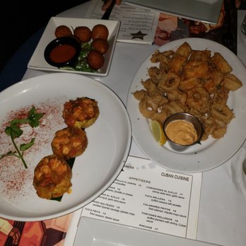 Guantanamera - Sample some appetizers... the best thing was the calamari. - Cuban Near Me - New York, New York
