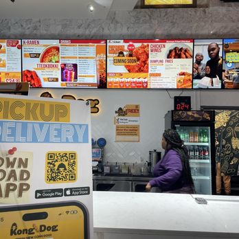 Kong Dog - menu and order counter - Hot Dogs Near Me - Providence, Rhode Island