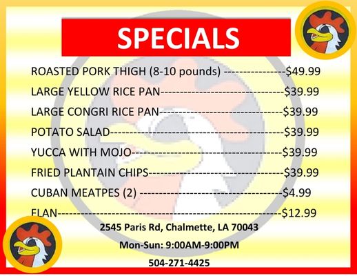 Menu photo 3 Fast Stop Chalmette, LA