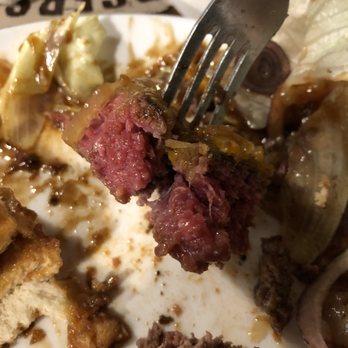 Tom's Burger - My raw burger patty.. - American Near Me - Prague, Puerto Rico