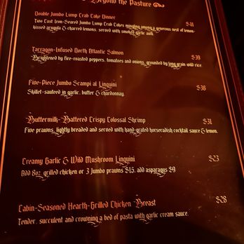 Gaskins Cabin Steakhouse - Menu - Steakhouses Near Me - Eureka Springs, Arkansas Gaskins Cabin Steakhouse - Menu - Steakhouses Near Me - Eureka Springs, Arkansas