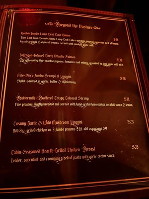 Menu photo 4 Gaskins Cabin Steakhouse Eureka Springs, AR Menu photo 4 Gaskins Cabin Steakhouse Eureka Springs, AR
