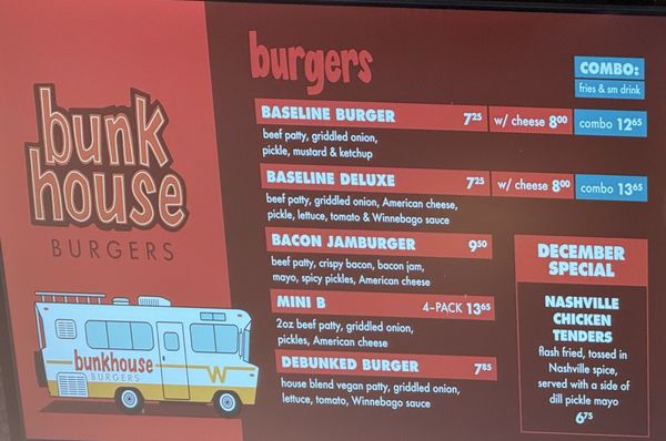 Menu photo 1 Bunkhouse Burgers Clarkston, MI Menu photo 1 Bunkhouse Burgers Clarkston, MI