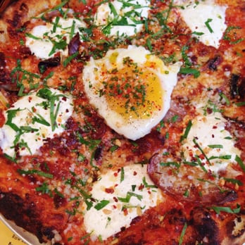Coppa Enoteca - Salsiccia with a fried egg - Italian Near Me - Boston, Massachusetts
