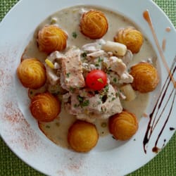 Bistro Café Laborie - Rindsfilet Spitzen in calvados sauce