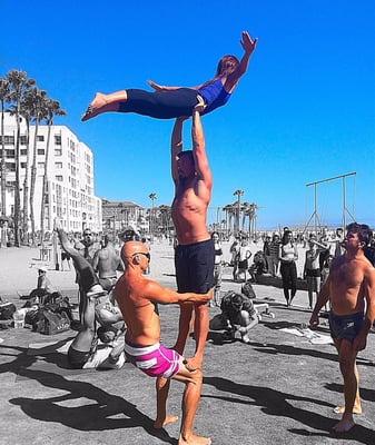 Original Muscle Beach Santa Monica by null