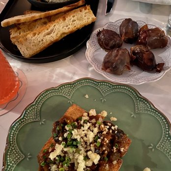 Josephine - Crispy polenta, prosciutto dates and whipped ricotta - Italian Near Me - Jacksonville, Florida Josephine - Crispy polenta, prosciutto dates and whipped ricotta - Italian Near Me - Jacksonville, Florida